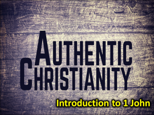 1-3-2016 -PPT - Authentic Christianity
